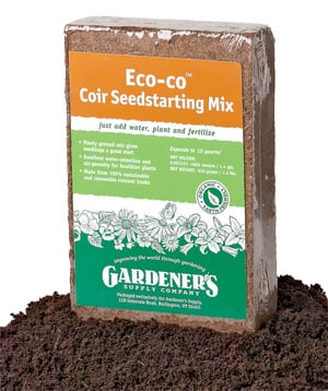 Eco-co Coir for Seedstarting