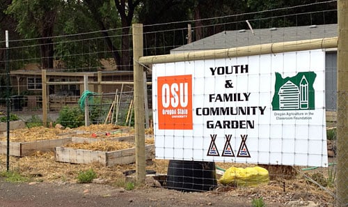 The Confederated Tribes of Warm Springs Community Garden