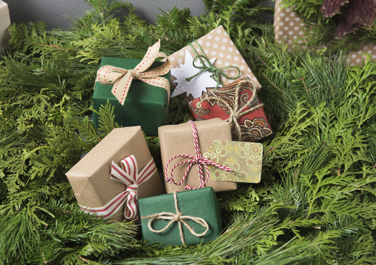 Green Holiday Gift Wrapping Techniques & Ideas