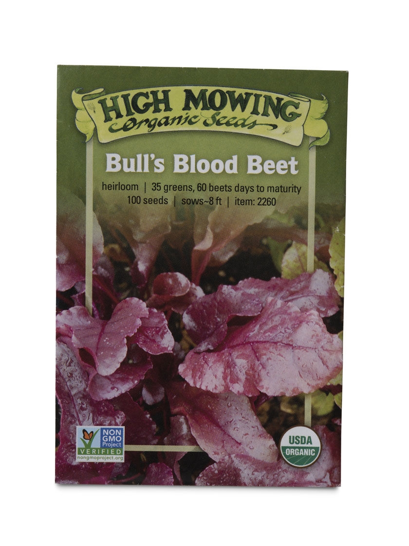 Bull's Blood Beet Organic Seeds