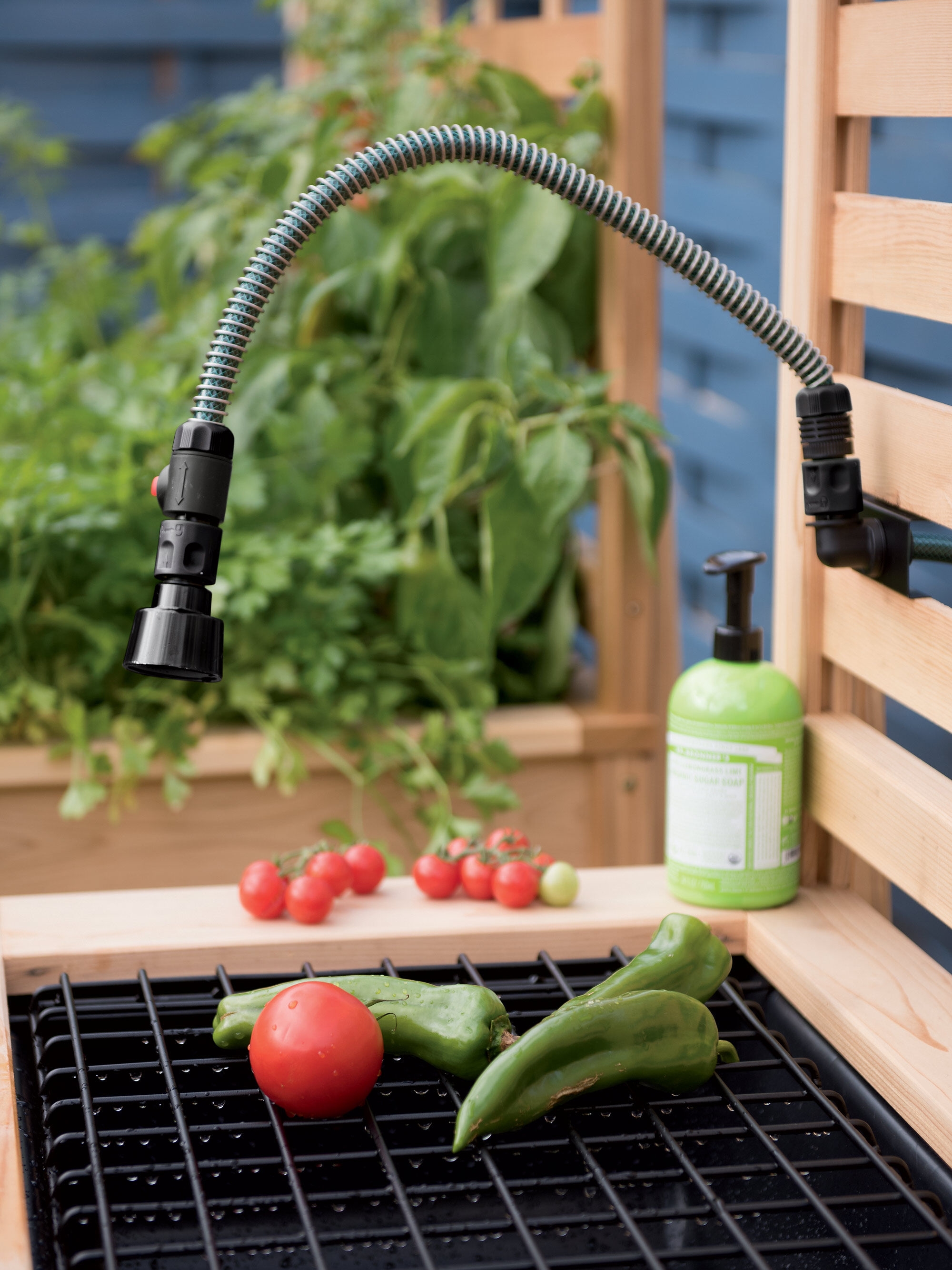 Garden Faucet +Hose Kit for Outdoor Potting Bench Sink | Gardeners.com