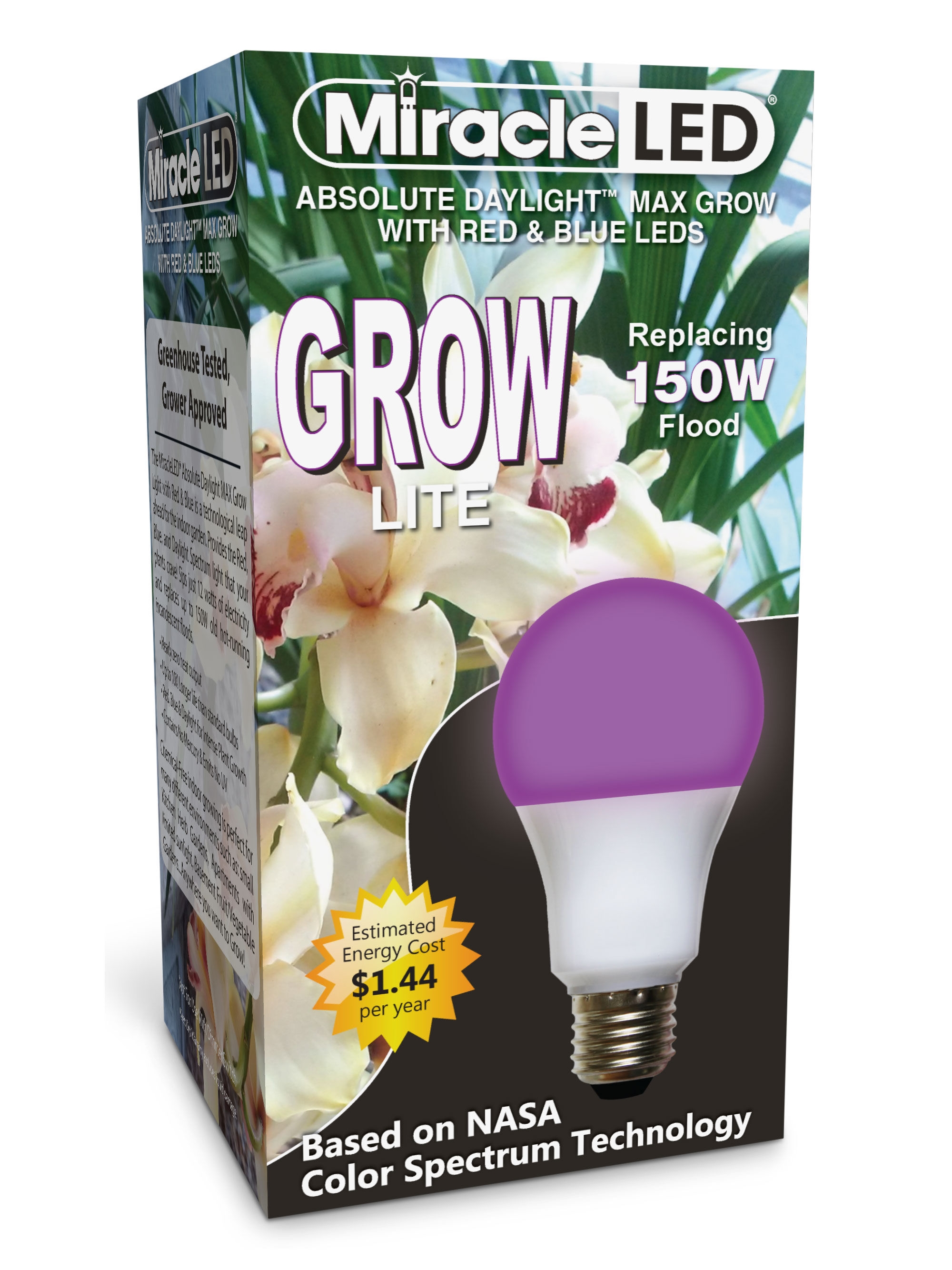 Miracle LED® Red and Blue Grow Light Bulb | Gardener's Supply