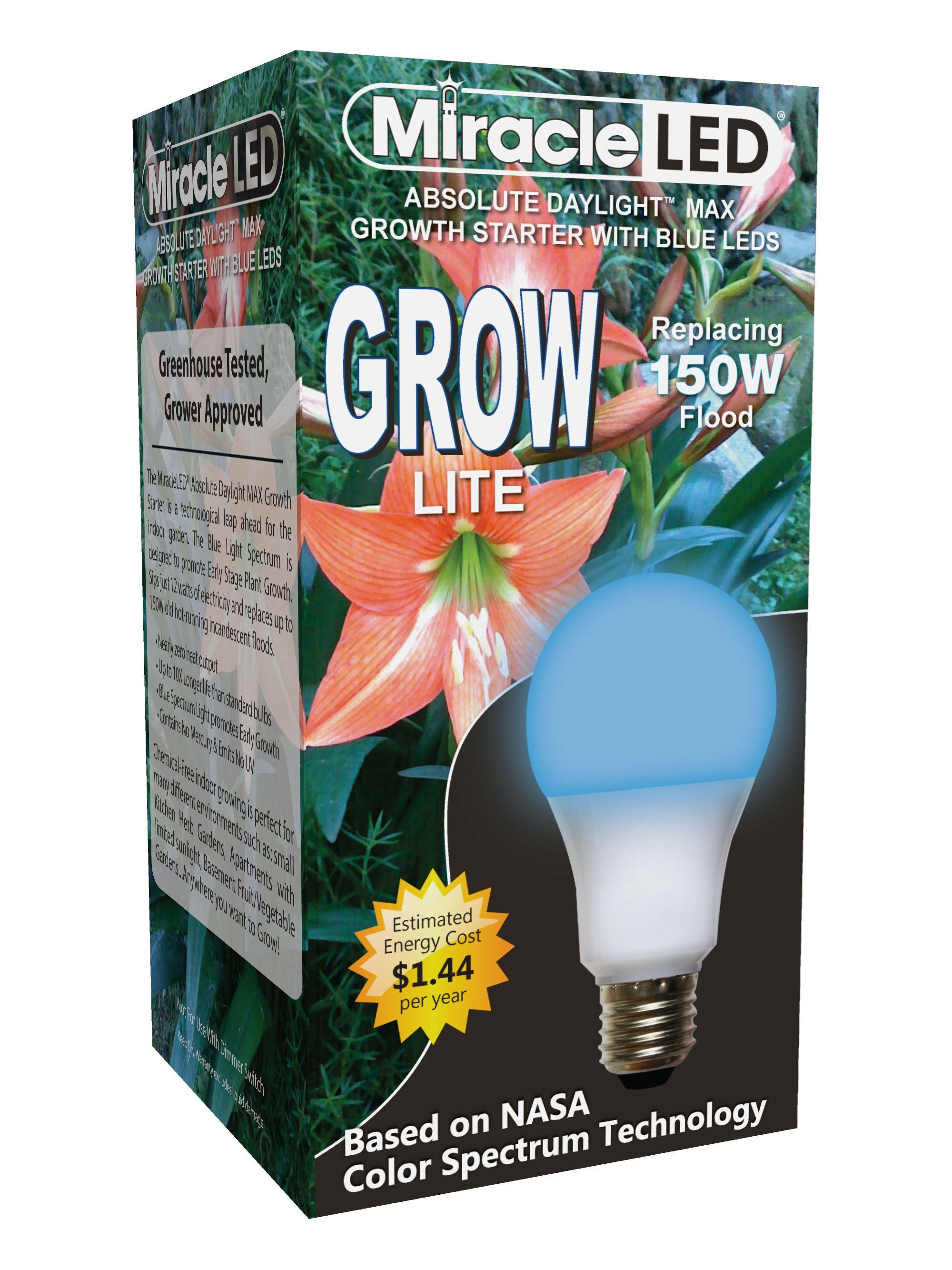 Miracle LED® Blue Grow Light Bulb | Gardener's Supply