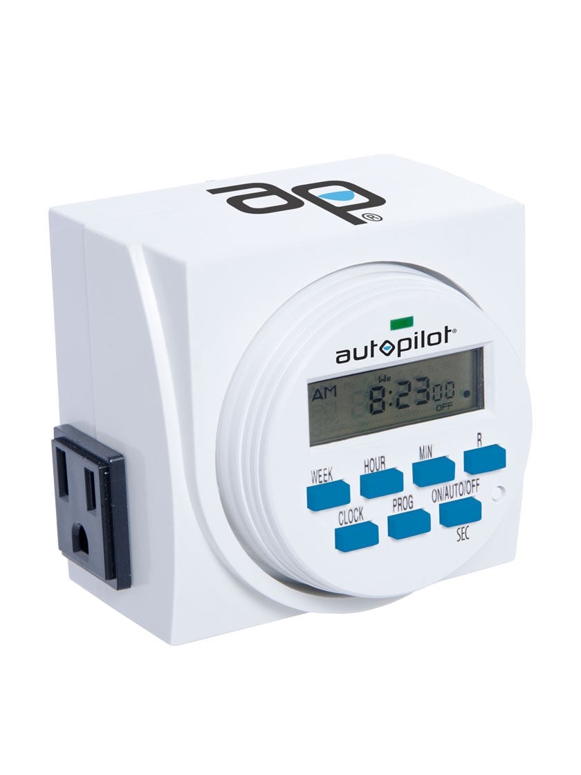 Digital Programmable 7 Day Timer Dual Outlet
