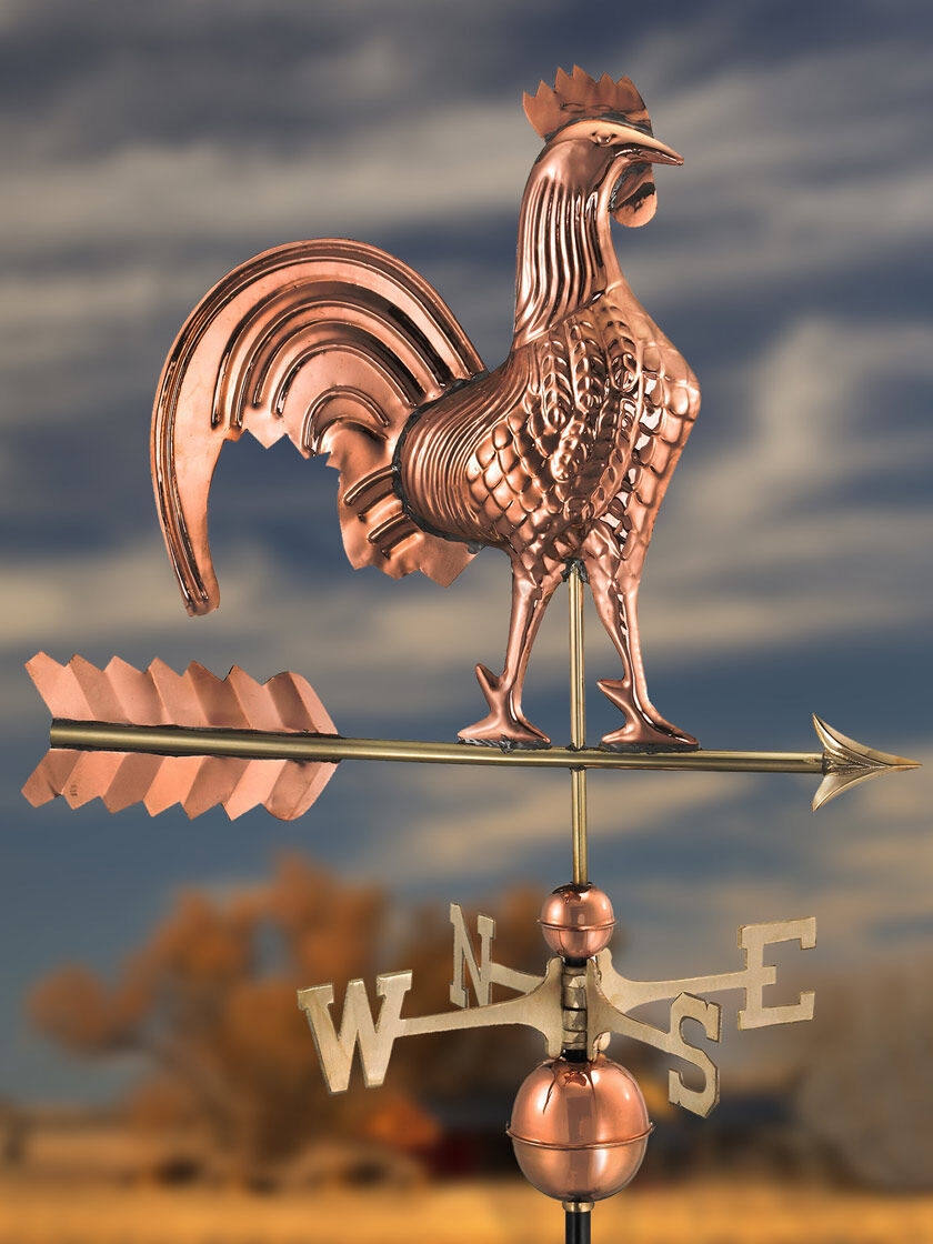 Rooster Copper Weathervane | Gardener's Supply