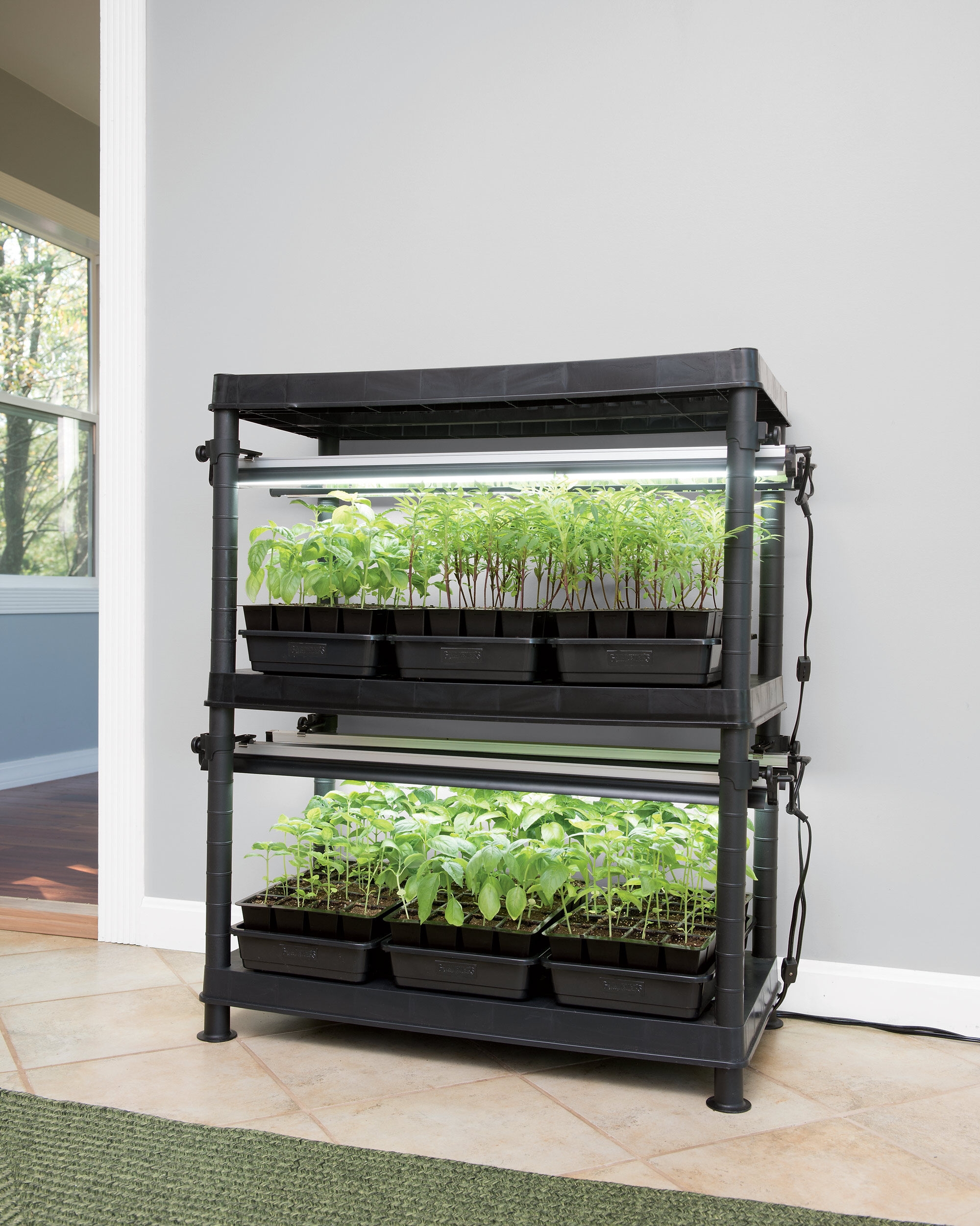 LED Stack-n-Grow Light System 2-Tier | Gardener's Supply
