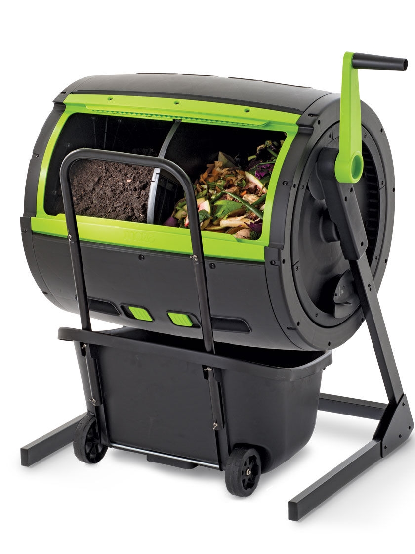 Maze Compost Tumbler 65 and Combo Cart | Gardener's Supply
