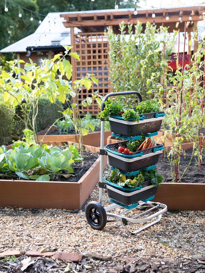 Mod Hod Harvest Basket Trolley | Gardener's Supply